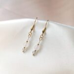 Kolczyki AVELINE z kwarcem różowym