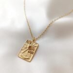 Łańcuszek - karta ze słońcem