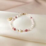 Bransoletka IT'S A GIRL! z różowymi kamieniami