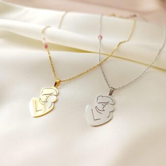 Łańcuszek It's a GIRL! Złoty