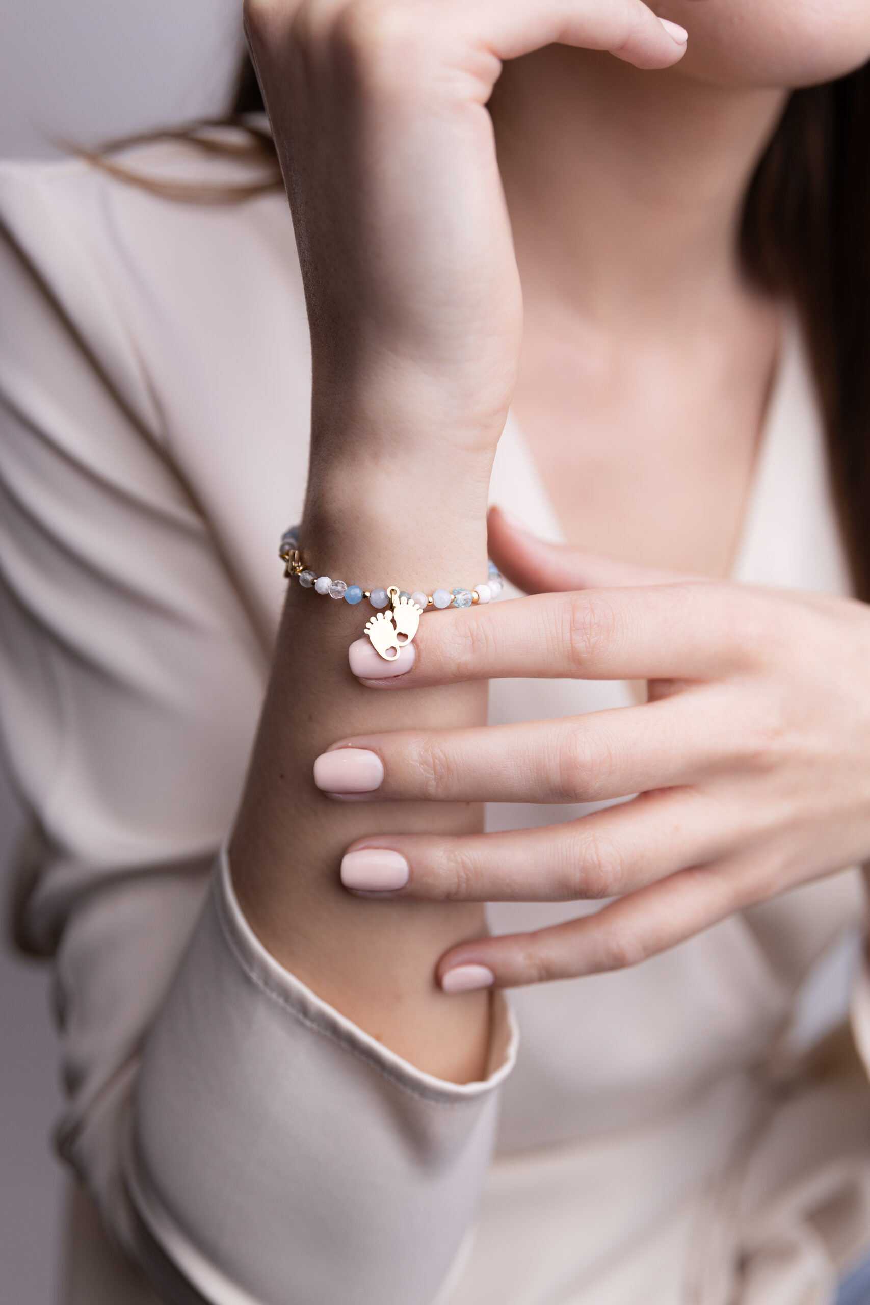 2I9A0557 Bransoletka IT'S A BOY! z niebieskimi kamieniami