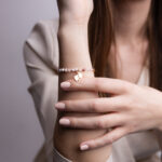 Bransoletka IT'S A GIRL! z różowymi kamieniami