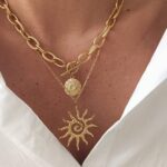 Łańcuszek - duże słońce