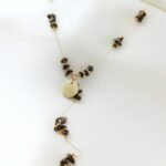 Naszyjnik - łańcuszek z onyksem