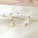 Bransoletka IT'S A GIRL! z różowymi kamieniami