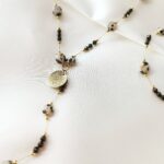 Naszyjnik - łańcuszek z jaspisem i spinelem Naszyjnik - łańcuszek z jaspisem i spinelem