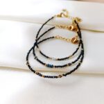 BLACK DIAMOND - bransoletka z czarnym diamentem - czarna BLACK DIAMOND - bransoletka z czarnym diamentem - czarna