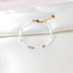 GRAY DIAMOND - bransoletka z szarym diamentem – transparentna GRAY DIAMOND - bransoletka z szarym diamentem – transparentna