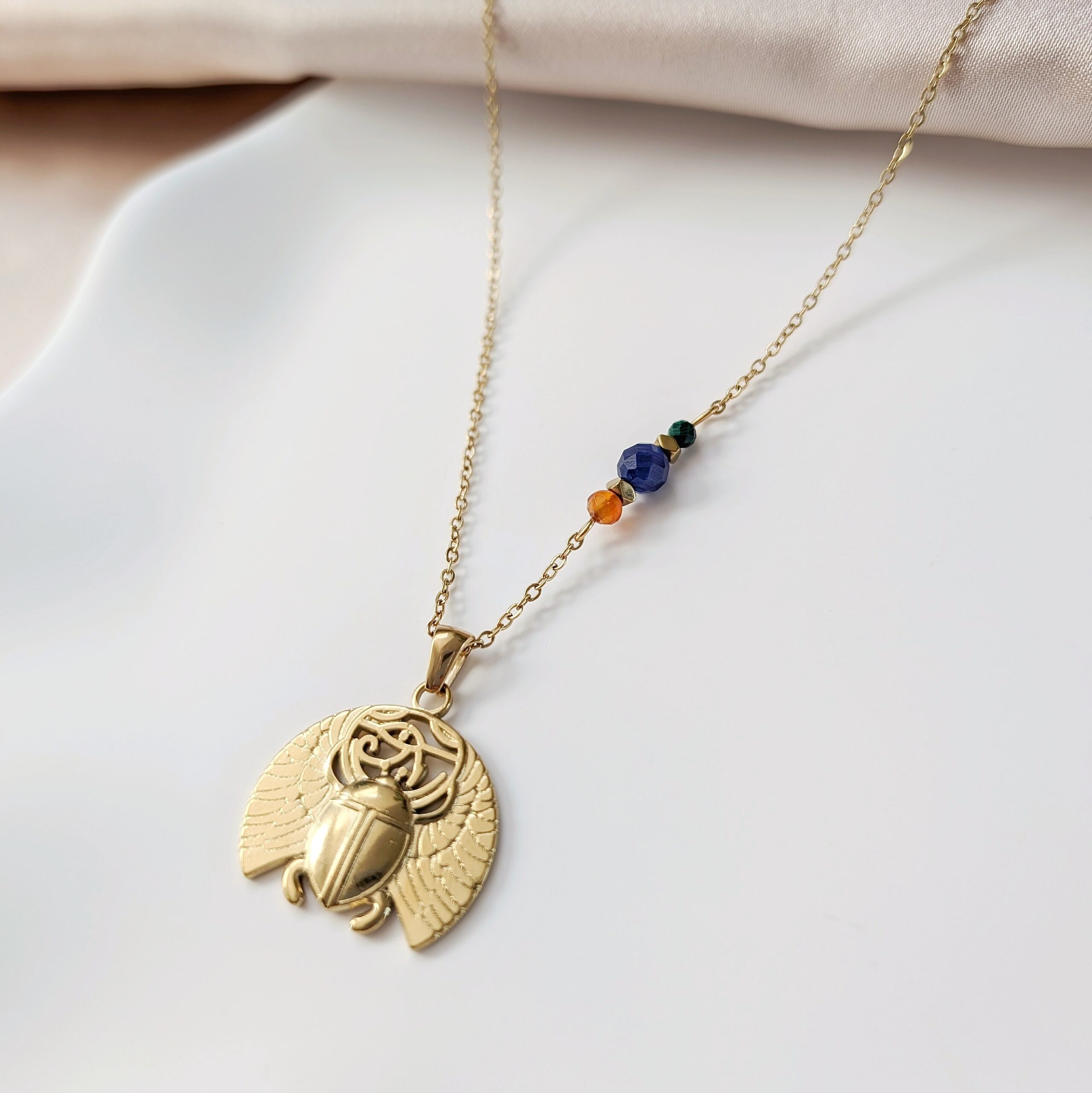 1000028294~2 Łańcuszek - Skarabeusz