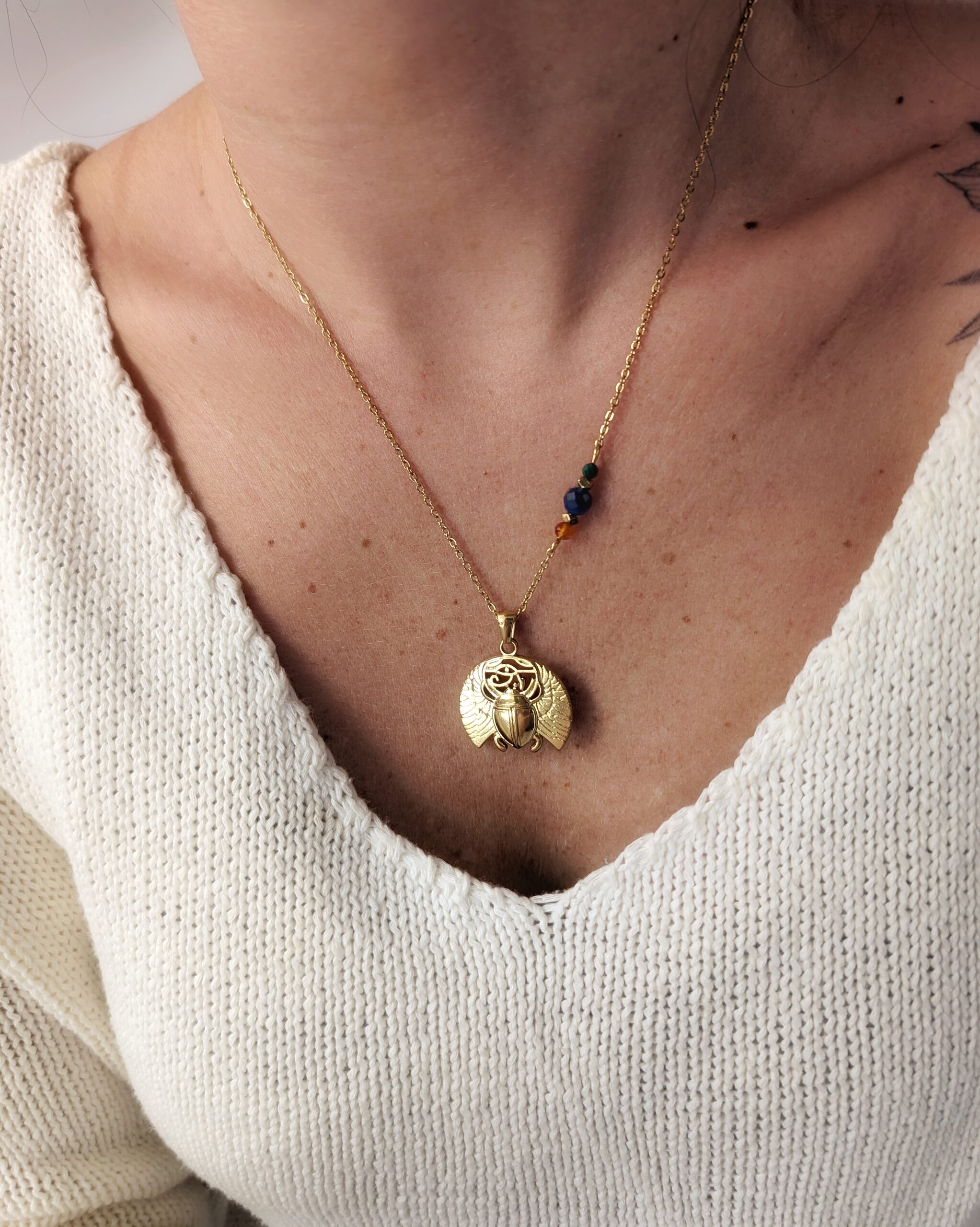 1000028315 Łańcuszek - Skarabeusz