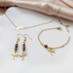 Komplet biżuterii - tygrysie oko