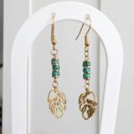 Kolczyki - turkus afrykański