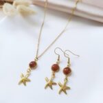 Piasek pustyni - łańcuszek i kolczyki