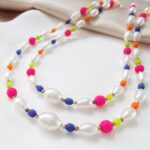 Kolorowe naszyjniki - pojedyncze sztuki