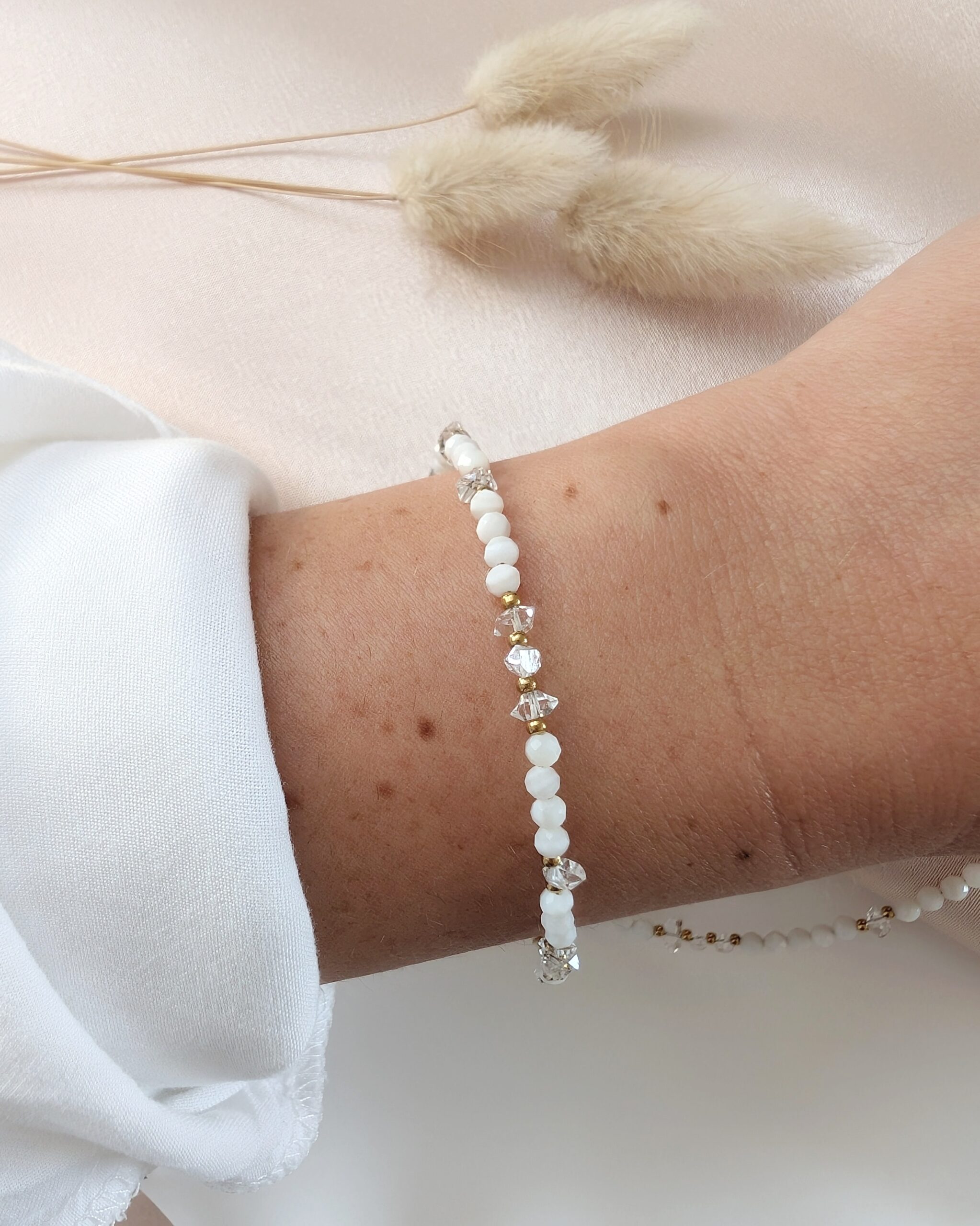 1000036919 SOUL CRYSTAL - bransoletka z kryształem Herkimer