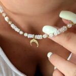 Naszyjnik LUNEA z kamieniem księżycowym