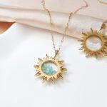 Sekretnik słońce z kamieniami - gotowe produkty