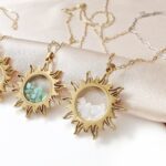 Sekretnik słońce z kamieniami - gotowe produkty