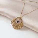 Unikat - komplet z czarnym turmalinem