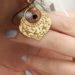 Unikat - komplet z czarnym turmalinem