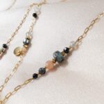 Unikat - naszyjnik z labradorytem i jaspisem