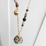 Unikat - naszyjnik z labradorytem i jaspisem