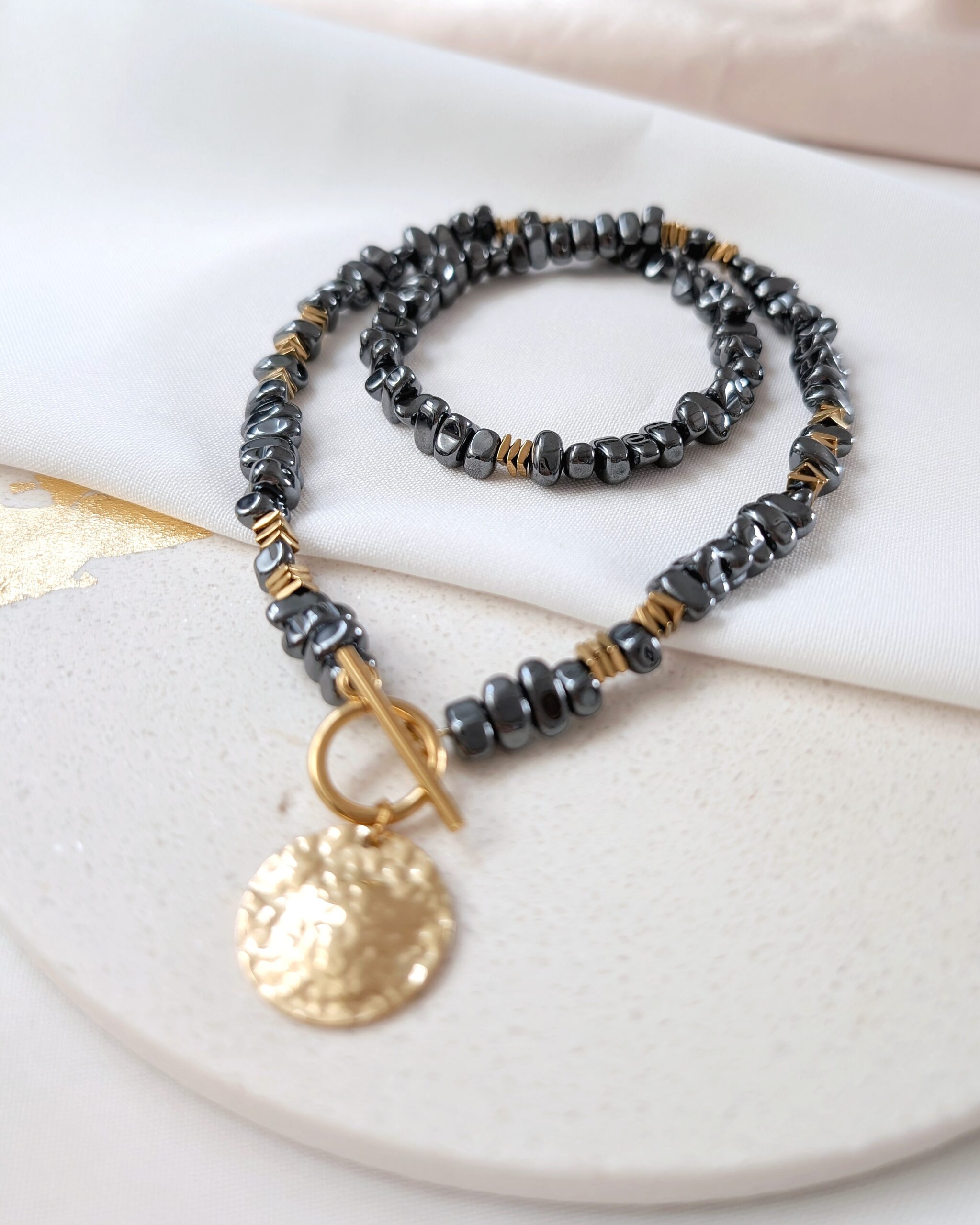 1000059522 Unikat - naszyjnik z hematytu