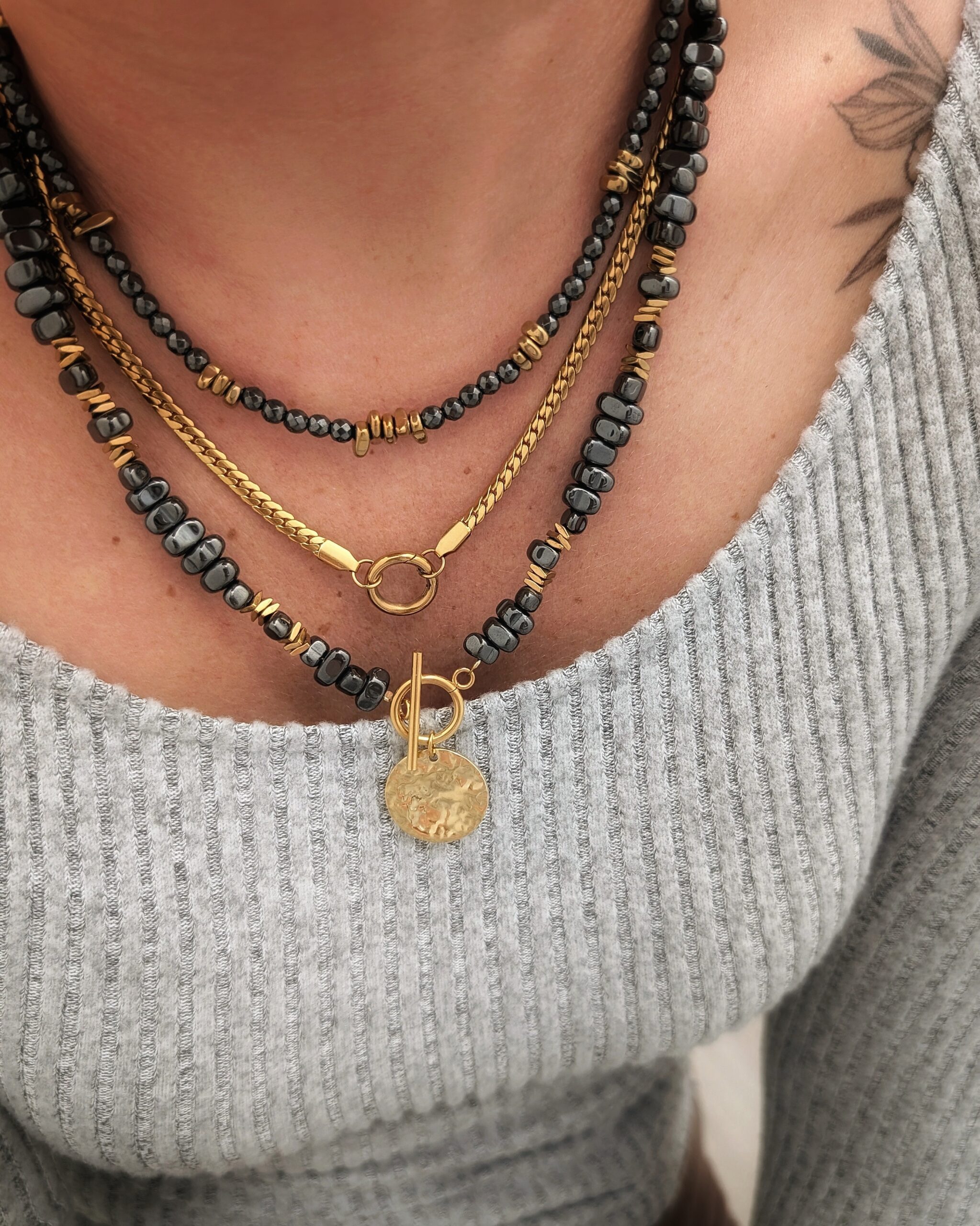 1000059969 (1) Unikat - naszyjnik z hematytu