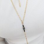 Podwójny naszyjnik BLACK ESSENCE - długi Podwójny naszyjnik BLACK ESSENCE - długi