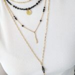 Podwójny naszyjnik BLACK ESSENCE - długi Podwójny naszyjnik BLACK ESSENCE - długi