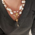 Naszyjnik z nieregularnych pereł