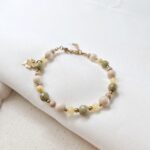 Bransoletka z jaspisem matcha