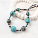 Unikatowe naszyjniki - duże kamienie - pojedyncze egzemplarze