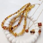 Unikatowa biżuteria z bursztynem