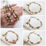 Bransoletka z jaspisem matcha