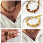 Unikatowa biżuteria z bursztynem